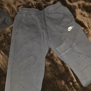 Nike Black Sweatpants with White Logo
